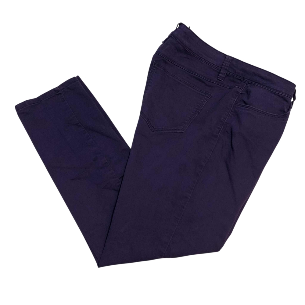 Lord & Taylor Mid-Rise Purple Jeans